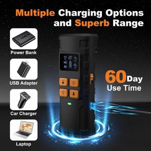 Saijzek. Neuheit Wiederaufladbares 2200mAh LCD Hundeabwehrgerät Trainingsgerät Ultraschall Anti-Bell Hundebellen-Kontrollgerät - Product Image 3