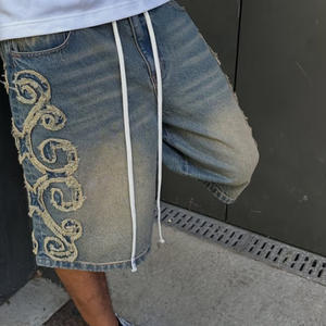 Pantalones Cortos Deportivos de Felpa de Alta Calidad, Multicolores, Personalizados, de Cintura Alta, Gruesos, Cálidos, Holgados, de Pierna Recta, Estilo Deportivo, de Mohair - Product Image 5