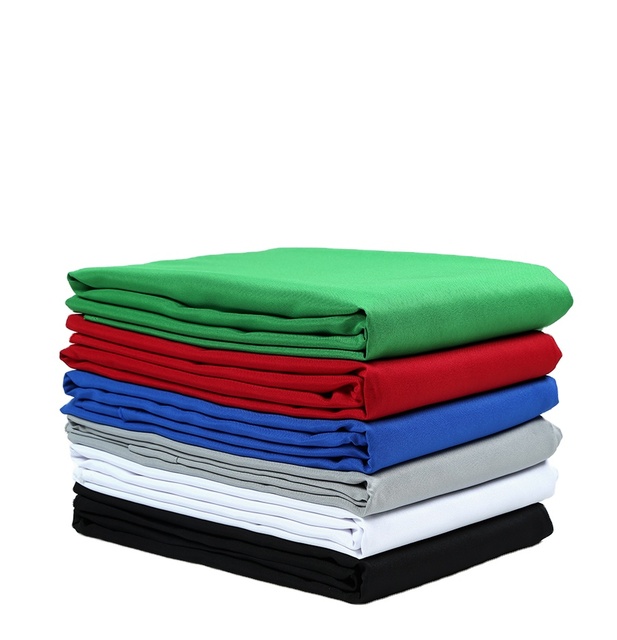 Photography Backdrops Green Screen Chromakey Shooting Background Cloth Polyester Cotton Photo Studio Blue White Black 3X 6M
