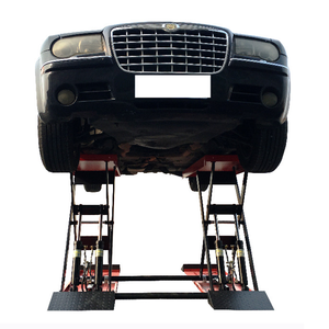 <span class=keywords><strong>1</strong></span>.4M 높이 4 톤 용량 모바일 가위 자동차 리프트 자동차 수리 가게 1400mm 4 실린더 가위 리프트 - Product Image 4