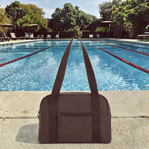 Petit sac de sport unisexe - Sac de voyage en polyester imperméable avec fermeture à glissière pour les escapades de week-end et les entraînements sportifs - Product Image 3