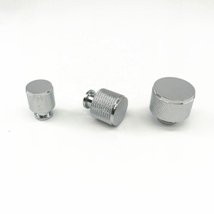 Furniture Cabinet Kitchen Home Bedroom <strong>Drawer</strong> Knurling Chrome <strong>Knob</strong> Handle Pull - Product Image 2