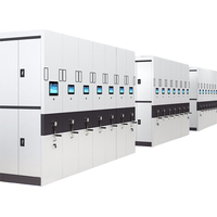 Étagères compactes électriques OEM ODM, couleur RAL personnalisée, revêtement électrostatique pour le stockage de documents fiscaux et douaniers