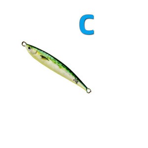 Leurre de pêche métallique réaliste, type cuillère, pour longue portée, appât dur artificiel réaliste, réfléchissant au laser, pour eau douce et eau salée, pour la pêche au bar - Product Image 4