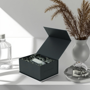 Cajas de Regalo Personalizadas en Forma de Libro Negro, con Tapa Magnética, Embalaje de Cartón Rígido, Laminación Mate, para Esmalte de Uñas, Aceite Facial - Product Image 2