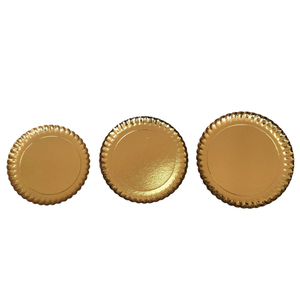 <span class=keywords><strong>Assiette</strong></span> à gâteau <span class=keywords><strong>en</strong></span> <span class=keywords><strong>carton</strong></span> anniversaire, plateau rond <span class=keywords><strong>en</strong></span> or, assiettes à gâteaux - Product Image 1