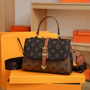 Nuova <span class=keywords><strong>Borsa</strong></span> a <span class=keywords><strong>Tracolla</strong></span> da <span class=keywords><strong>Donna</strong></span> alla Moda, Casual, di Alta Qualità in PU, con Stampa Classica per Signora - Product Image 1