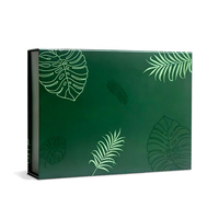 Emballage cosmétique magnétique en carton rigide de luxe, grande boîte cadeau en papier avec logo personnalisé, soins de la peau, parfum, bijoux, beauté