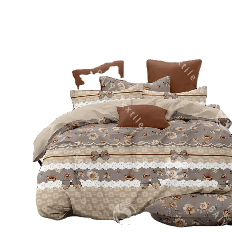 Conjunto de lençóis de cama king-size, lençol de cor grosso para cama, lençol de capinha e fronha, novidade