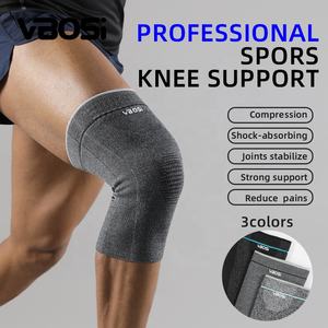 VBOSi 9087 manica di compressione del ginocchio 3D maglia per uomini e donne OEM ODM per la corsa di allenamento in palestra sport e gattonare - Product Image 2