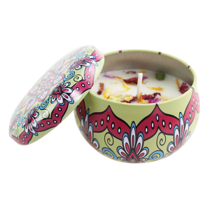 2オンス缶入りホットセール大豆ワックスラベンダーミニ香り付きキャンドル - Product Image 3