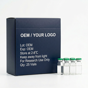 25-Vial Professional Bulk Clinical Peptide <b>Folding</b> <b>Box</b>, High-Density Blister Tray for factory large-scale <b>storage</b> distribution. - Product Image 5