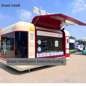 Camión de comida de diseño moderno para bodega, restaurante, aperitivos, perritos calientes, Pizza, cocina remolcable móvil, furgoneta minorista - Product Image 3