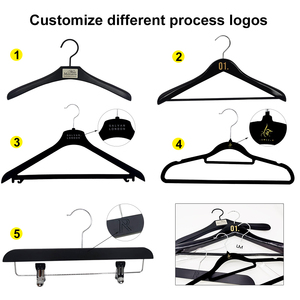 Bán Buôn Tự Nhiên Không Trượt Gỗ Móc Với Chrome Móc Gỗ Rắn Quần Áo Móc Áo Bằng Gỗ Móc - Product Image 4