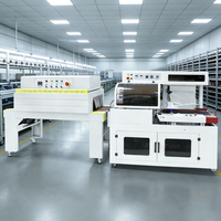 Machine d'emballage automatique pour boîtes et livres, scelleuse en L pour film POF/PVC, machine de thermoscellage et d'emballage rétractable
