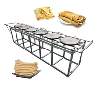 Machine semi-automatique professionnelle pour la fabrication de crêpes de soie aux céréales, grande capacité, multi-grains