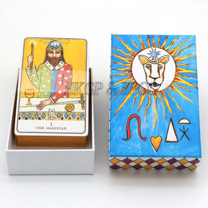 Toptan özel baskı 350gsm kağıt <span class=keywords><strong>Tarot</strong></span> ve Oracle kartları kutuları ve rehber ile Set - Product Image 2