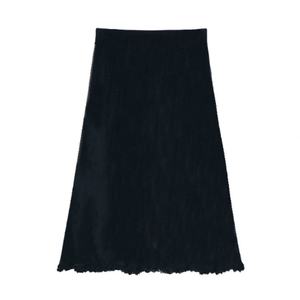 Jupe décontractée pour femme en laine et cachemire tricotée sur mesure, style vintage, grandes tailles, nouvelle collection hiver automne, personnalisable (OEM & ODM) - Product Image 6