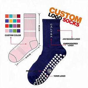 Calcetines de Pilates para Mujer Bilu, Transpirables, de Algodón, Antideslizantes, para Yoga y Barre, para Estudio y Fitness, Venta al Por Mayor - Product Image 1