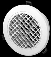 Diffuseur de plafond en plastique ABS de style moderne, type nid d'abeille, ventilation d'air, installation facile, salon, sous-sol, entrepôt
