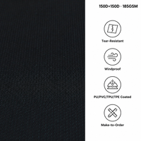 Tissu Ripstop Élastique Enduit de Fil 100% Polyester Coupe-Vent Résistant aux Déchirures pour Filles, Idéal pour Bagages d'Extérieur, Tentes, Sacs à Dos PUPVC TPU