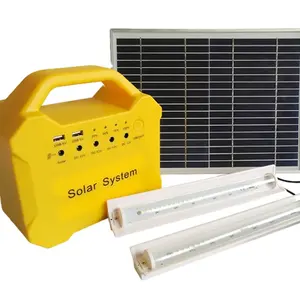 ESG 5w 10W Off Grid portatile piccolo sistema di lampadine a LED Kit generatore di energia solare Radio Mini sistema di illuminazione a energia solare