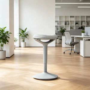 Tabouret de bar moderne en plastique Henglin Moore, chaise de bureau ergonomique à hauteur réglable, confortable pour une utilisation prolongée, pivotante, pour atelier - Product Image 1