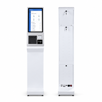 Kiosques de paiement TouchWo blanc/noir, kiosque de commande automatique de 215 pouces, kiosque numérique, kiosque à écran tactile de 32 pouces, kiosque numérique