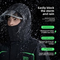 Combinaison de pluie pour moto, style homme, spéciale livreur, pour adulte, hiver, sport, modèle imperméable intégral