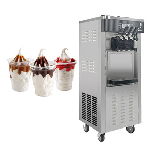 Machine à crème glacée commerciale pour café, 20L-28L/H, machine à crème glacée molle, machine à faire de la crème glacée molle à domicile - Product Image 6