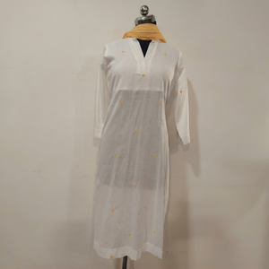 Robe Abaya longue à manches longues pour femmes musulmanes, brodée, couleur unie, grande taille, tenue du Ramadan - Product Image 1