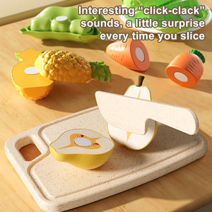 LEZA BABY Set Giocattolo Cucina per Bambini di Alta Qualità, Giochi di Taglio con Frutta e Verdura per Neonati - Product Image 6