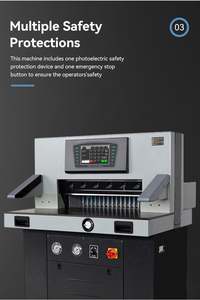 WD-6810L Découpeuses de coupe-papier guillotine A4 hydraulique électrique <span class=keywords><strong>semi</strong></span>-automatique à commande numérique professionnelle de grande taille - Product Image 4