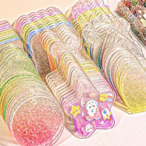 New Style Clear <b>Plastic</b> Acrylic Keychain Blanks Pendants Circle <b>Disc</b> Keyring Set - Product Image 4