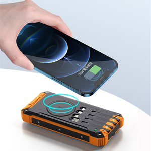 2025 nouvelles idées de produits chargeur Portable haute capacité <span class=keywords><strong>15000mAh</strong></span> grandes banques solaires étanches extérieures OEM électronique 10000mAh 20W - Product Image 6