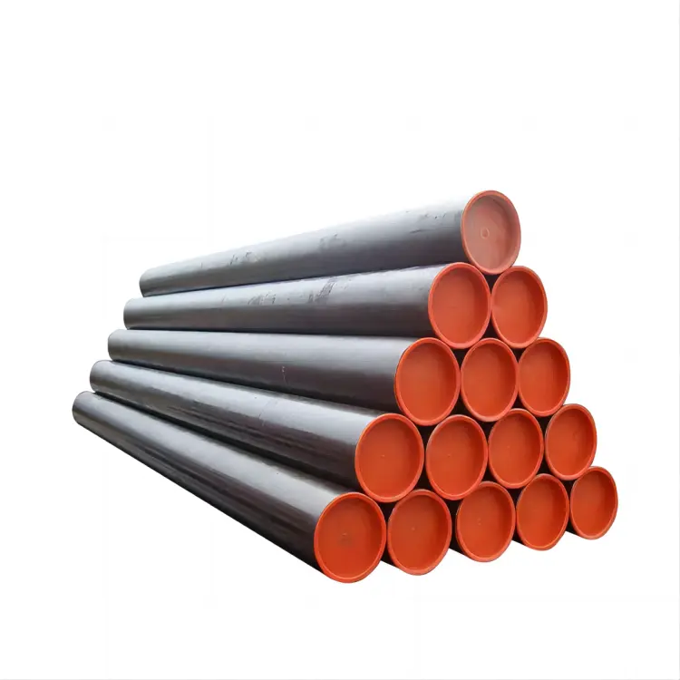 Tubo de acero galvanizado carbono ERW acero laminado en caliente tubos de petróleo de alta calidad API 5L grado. B 1,5 pulgadas precios de tubos de hierro