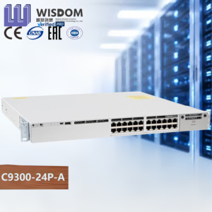 Commutateur <span class=keywords><strong>Cisco</strong></span> Catalyst 9300 C9300-24P-A 24 ports 1G Cuivre avec Uplinks Modulaires, PoE+, Network Advantage - Product Image 1