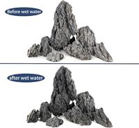 Décoration d'aquarium et de terrarium en pierre de dragon Seiryu naturelle PKY, décoration pour réservoirs aquatiques et reptiles
