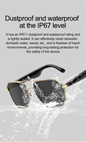 Lentes Inteligentes con IA W100C - Carga Magnética, Control por Aplicación, Auriculares para Oficina, Reproductor de Música, Llamadas Telefónicas