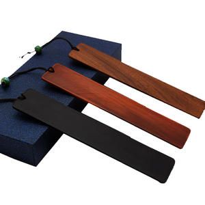 High Quality Custom Laser Engraved Logo Eco Friendly Retro Handmade Hanging Wooden <b>Bookmarks</b> - Product Image 3