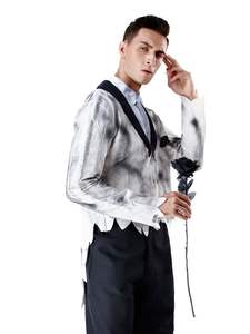 <span class=keywords><strong>Disfraz</strong></span> <span class=keywords><strong>de</strong></span> <span class=keywords><strong>pareja</strong></span> <span class=keywords><strong>de</strong></span> cosplay <span class=keywords><strong>de</strong></span> película <span class=keywords><strong>de</strong></span> Halloween, disfraces <span class=keywords><strong>de</strong></span> novio fantasma vampiro con broche, traje <span class=keywords><strong>de</strong></span> <span class=keywords><strong>diablo</strong></span> elegante para mujeres y hombres - Product Image 3