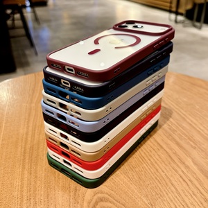 เคสแม่เหล็กสำหรับ <span class=keywords><strong>iPhone</strong></span> 11 12 <span class=keywords><strong>13</strong></span> 14 15 16 17 <span class=keywords><strong>Pro</strong></span> Max หลายสี หลายรุ่น MOQ ต่ำ ขายส่งจากโรงงาน ฝาครอบอะคริลิกใส - Product Image 6