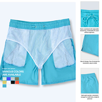Shorts de sport pour homme, séchage rapide, taille élastique, poches, légers, respirants, imperméables