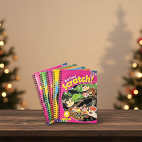 Bestseller Magisches Kratz-Notizbuch für Kinder von 3-6 Jahren, Zeichen- und Malbuch, Pädagogisches Spielzeug, Individuelles Vorschul-Lerngeschenk Großhandel OEM