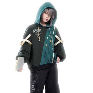 Sudadera con Capucha y Cremallera para Hombre Genshin Cosplay Tighnari, Bordada con Estampado 3D, Corte Holgado, para Otoño - Product Image 1