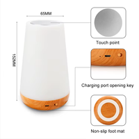 Lampe de chevet intelligente contrôlée par application, rechargeable par USB, pour chambre d'enfant