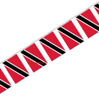 Drapeau de la Sainte-Vitoline et des Grenadines, guirlande de fanions, mini-drapeaux, décoration pour la salle de classe, les événements sportifs
