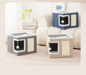 Technologie-Plüsch Waschbar Abnehmbar Umweltfreundlich Hunde- & Katzenbett Faltbar Für Alle Jahreszeiten Höhle Hausorganisation Beheizt - Product Image 6