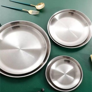 Vendere/personalizzare il vassoio di manutenzione 201/304 in acciaio inox/piastra di taglio per matrimonio/festa/Hotel/quotidiano giapponese/coreano - Product Image 3