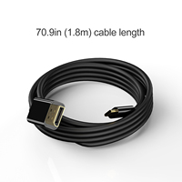 4K tipo C a Displayport DP Cable convertidor adaptador USB C 3,1 a DP Cable 1,8 m